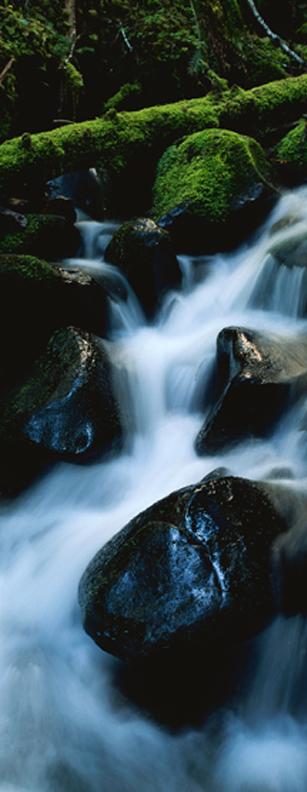 waterfall rocks